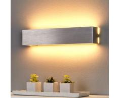 Wandleuchte Lindby, Ranik, Metallisch, für Flurbereich, Metall Modern