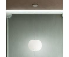 Pendelleuchte kdln, KUSHI 33, dimmbar, Weiß, für Wohnzimmer, Glas Design