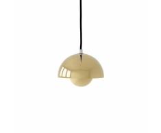 Pendelleuchte &Tradition, Flowerpot VP10, dimmbar, Gold / Messing, für Wohnzimmer, Metall Design