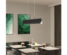 Pendelleuchte Paulmann, Noyan, dimmbar, Schwarz, für Wohnzimmer, Stoff / Textil Modern