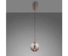 Pendelleuchte PURE, Infinity, dimmbar, Bronze / Altmessing, für Wohnzimmer, Glas