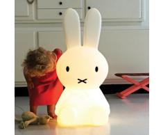 Stehleuchte Mr Maria, Miffy, dimmbar, Weiß, für Kinderzimmer, Kunststoff