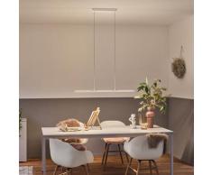 Pendelleuchte Paulmann, Lento, dimmbar, Weiß, für Wohnzimmer, Metall Modern