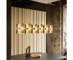 Pendelleuchte Slamp, La Lollo, dimmbar, Gold / Messing, für Wohnzimmer, Kunststoff Design