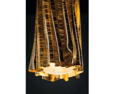 Pendelleuchte Slamp, Gold / Messing, für Wohnzimmer, Kunststoff