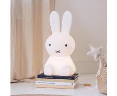 Tischleuchte Mr Maria, Miffy, dimmbar, Weiß, für Kinderzimmer, Kunststoff