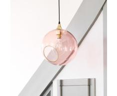 Pendelleuchte DESIGN BY US, Ballroom XL, dimmbar, Pink / Rosé, für Wohnzimmer, Glas Design