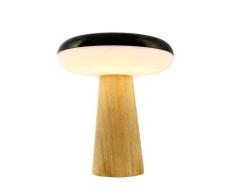 Tischleuchte Dyberg Larsen, 2 Ways, dimmbar, Holz, für Wohnzimmer, Holz Modern