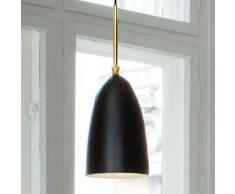 Pendelleuchte GUBI, Gräshoppa, dimmbar, Schwarz, für Wohnzimmer, Metall Design