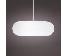 Pendelleuchte Artemide, Itka, dimmbar, Weiß, für Wohnzimmer, Glas Modern