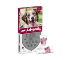 Advantix® 250 Spot-on für Hunde, von 10 bis 25 kg - Sparpaket: 2 x 4 Pipetten x 2,5 ml