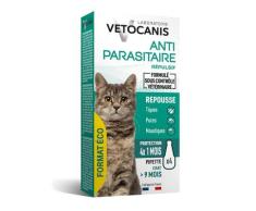 4x1,2ml Pipetten Vetocanis Repellent Floh- und Zeckenschutz Spot-On für Katzen