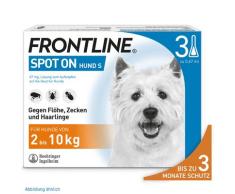 3 Pipetten Frontline® Spot on Hund S 0,67 ml Apo Hund