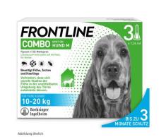 Frontline® Combo Spot-on Hund M 3 Pipetten gegen Floh-, Zecken- & Haarlingsbefall