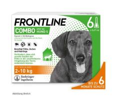 Frontline® Combo Spot-on Hund S 6 Pipetten gegen Floh-, Zecken- & Haarlingsbefall