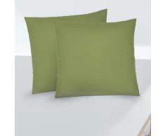 biberna Feinjersey-Kopfkissenbezug Doppelpack fichte, 2x 40x40 cm