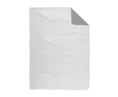 biberna Melange Wohndecke UNI grau, 1x 150x200 cm