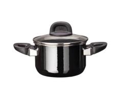 Fleischtopf 16cm Modesto Line black SILIT