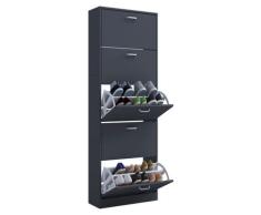 VCM Schuhschrank "Sipos XL" Anthrazit