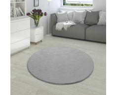 Hochflor-Teppich RABBIT 780 Grau Rund Paco Home
