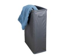 Wäschesammler Slim 46 l Anthrazit WENKO