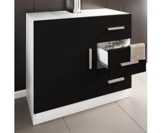VCM Waschbecken-Unterschrank "Zalo XL" Schwarz