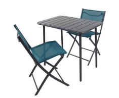 VCM 3-tlg. Gartenset "Sumila" 80 x 55 Türkis