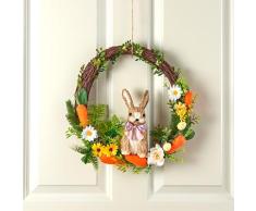 Türkranz Osterdeko mit Hase Eldo