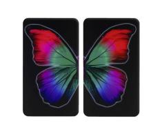 Herdabdeckplatten 2er Set Butterfly by Night WENKO