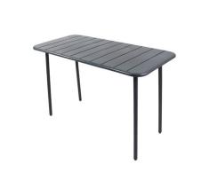 VCM Gartentisch "Sumila" 110 x 55 Schwarz