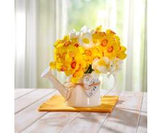 Blumenarrangement Gießkanne mit Narzissen Eldo