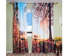 Vorhänge "Goldener Herbst" 140 x 230 cm 2er-Set Eldo