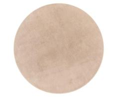 Kurzflor-Teppich CADIZ 630 Beige Rund Paco Home