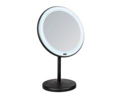 LED Stand-Kosmetikspiegel „Onno“ Schwarz WENKO