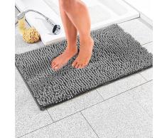Supersoft-Badematte grau