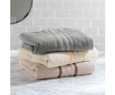 Duschtuch Frottier multicolor 3er-Set Eldo