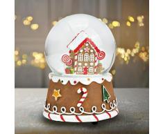 Spieluhr / Schneekugel Lebkuchenhaus