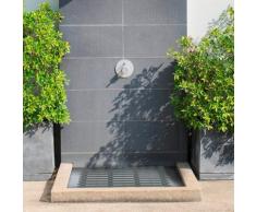WENKO Badematte Mod. Indoor & Outdoor Grau, 50 x 80 cm, mit rutschhemmender Struktur