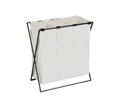 Wäschesammler Trio XL 3-fach Beige WENKO