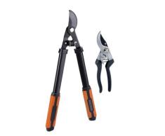 Gartenkombi Astschere + Gartenschere 2er-Set Black+Decker