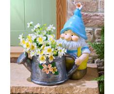 Pflanztopf Gartenzwerg "Frühling" mit Gießkanne Gainsborough