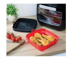 Heißluftfritteusen-Körbe quadratisch 2er-Set Basilico