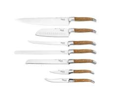Messerset 7-tlg. Laguiole mit Rosenholzgriffen HAWS