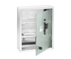 Medikamentenschrank Edelstahl glänzend 30 x 40 cm WENKO