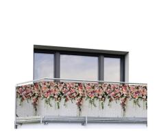 Balkon-Sichtschutz Rosen 5 m MAXIMEX