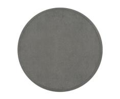 Kurzflor-Teppich TATAMI 475 Grau Rund Paco Home