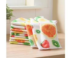Geschirrtücher mit Fruchtmotiv 10er-Set