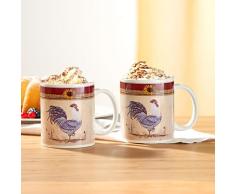 Kaffeebecher "Hahn" 2er-Set Eldo