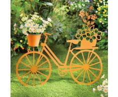Gartenstecker "Fahrrad" Retro-Optik mit Pflanztopf Gainsborough