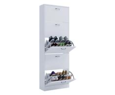 VCM Schuhschrank "Sipos XL" Weiß